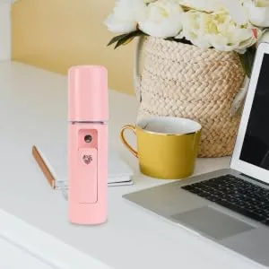 WOONEKY 1pc Humidifier Mini Face Steamer Makeup Device USB Face Steamer Mini Handheld Spray Device Abs - product information 1