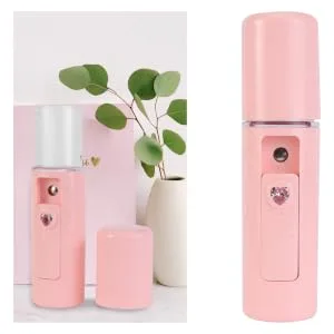 WOONEKY 1pc Humidifier Mini Face Steamer Makeup Device USB Face Steamer Mini Handheld Spray Device Abs - product information 3