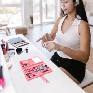 SOESFOUFU 33 Makeup Palette Accessories for Beginner Eyeshadow Pan Eye Shadow Matte Blush Powder - product information 4