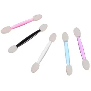 WOONEKY 5 Boxes Double Ended Eyeshadow Brush Sponge Applicator Make up for Face Plastic - product information 3