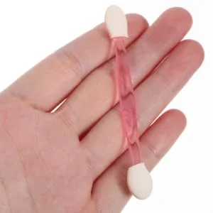 WOONEKY 1 Set Eye Shadow Brush Sponge Tip Applicator Beauty Sponge Eyeshadow Makeup Applicator Plastic - product information 2