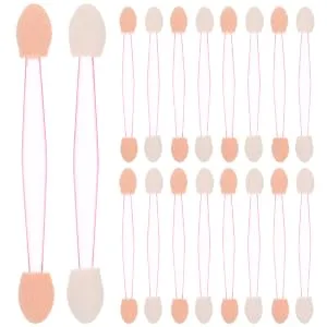 WOONEKY 1 Set Eye Shadow Brush Sponge Tip Applicator Beauty Sponge Eyeshadow Makeup Applicator Plastic - product information 5