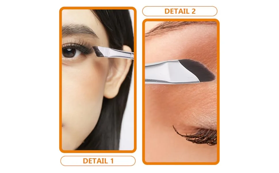 WOONEKY 1 Set Eyeliner Applicator Tool Eyeshadow Eyeliner Tool Applicator Eye Brush Wood Black - product information 1