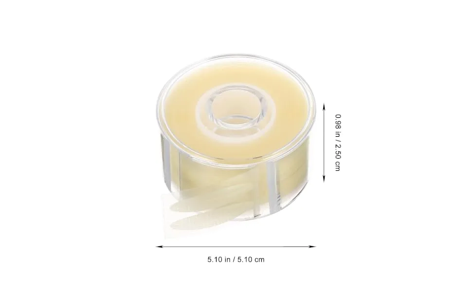 FOYTOKI Makeup 4 Rolls Double Eyelid Stickers Invisible Woman Boost Stickers Fake Eyelid Tape - product information 1
