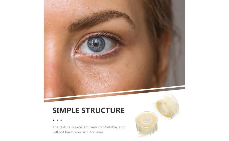 FOYTOKI Makeup 4 Rolls Double Eyelid Stickers Invisible Woman Boost Stickers Fake Eyelid Tape - product information 2