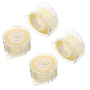 FOYTOKI Makeup 4 Rolls Double Eyelid Stickers Invisible Woman Boost Stickers Fake Eyelid Tape - product information 3