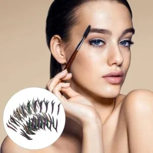 Outanaya 40 pairs Reusable Stickers Tools Makeup Eyelid Eyeliner Plastic Skin Eye Double Tapes Shadow - product information 1