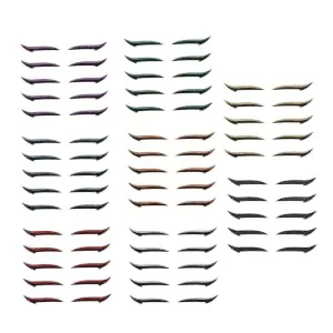Outanaya 40 pairs Reusable Stickers Tools Makeup Eyelid Eyeliner Plastic Skin Eye Double Tapes Shadow - product information 5