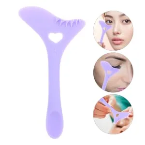 Gogogmee Eyeliner Stamp Eyeshadow Applicators Postage Stamps Reusable Eyelash Stencils Multifunction Lip Line 12.00X6.00X0.50CM Purple - product information 4