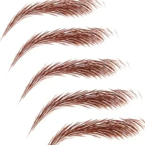Outanaya 5 Sheets Eyebrow Stickers Eyebrows Makeup Sticker Authentic Eyebrow Makeup Eyebrow Fake Eyebrows - product information 2
