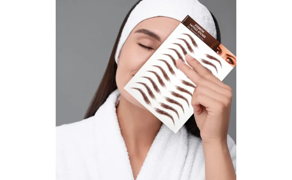 HAPINARY 5 Sheets eyebrow sticker sticker eye makeup supplies makeup eyebrow - product information 1