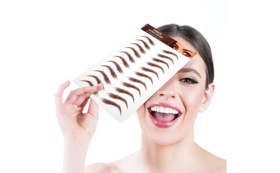 HAPINARY 5 Sheets eyebrow sticker sticker eye makeup supplies makeup eyebrow - product information 2