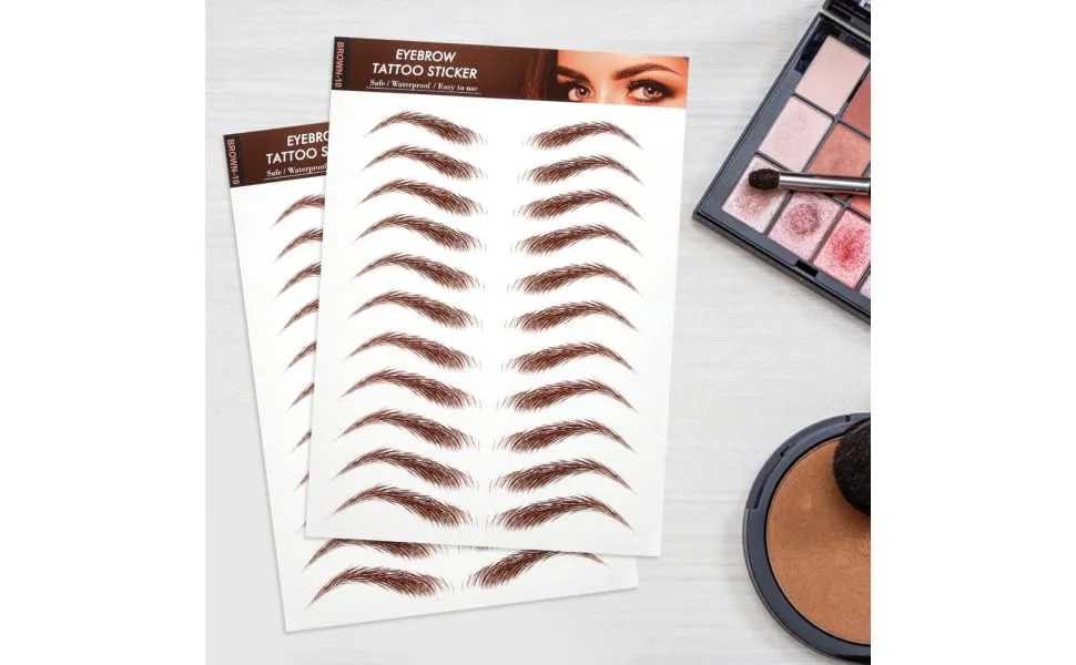 HAPINARY 5 Sheets eyebrow sticker sticker eye makeup supplies makeup eyebrow - product information 4