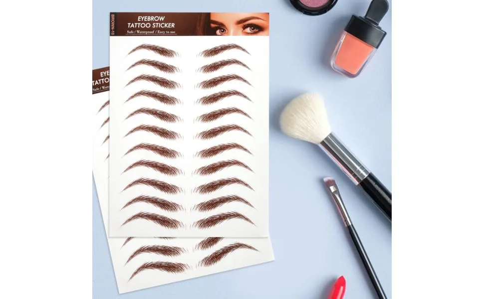 HAPINARY 5 Sheets eyebrow sticker sticker eye makeup supplies makeup eyebrow - product information 5