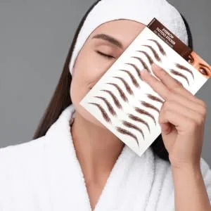 FOYTOKI 5 Sheets sticker makeup stickers grooming shaping eyebrow eye makeup supplies - product information 1