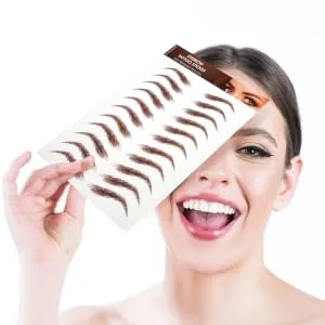 FOYTOKI 5 Sheets sticker makeup stickers grooming shaping eyebrow eye makeup supplies - product information 3