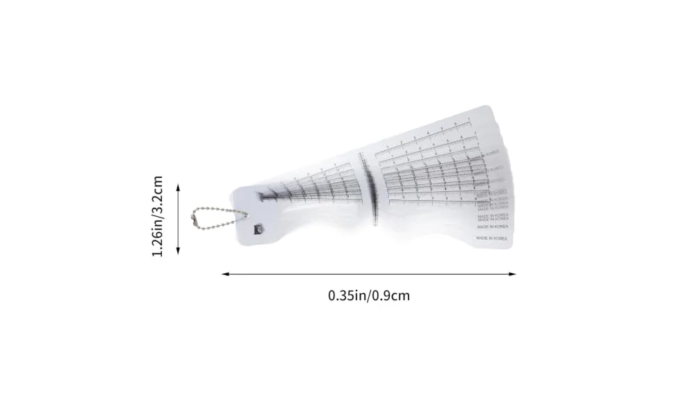 FOYTOKI 2 Sets Brow Molds White Eyebrow Tools Eye Brow Shaping Templates - product information 6