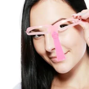 BIUDECO 3 Sets Eyebrow Aid Eye Brow Stencil Handheld Eyebrow Stencil Four Generations Card Household - product information 3