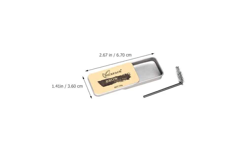 BIUDECO 2 Sets Eyebrow Soap Cosmetic Supplies Non-decolorizing Brow Soap Eyebrow Cream Gel Texture - product information 2