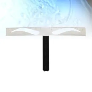 Gogogmee 1pc Eyebrow Tools Eyebrow Shapes Stencil Brow Stencils Template Positioning Ruler Stainless Steel Size 1 As Shown - product information 6