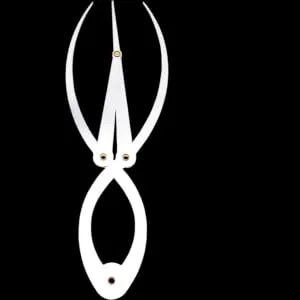 BIUDECO Eyebrow Drawing Tool Eyebrow Stencil Positioning Eyebrow Shaping Templates Modify Balance Ruler - product information 4