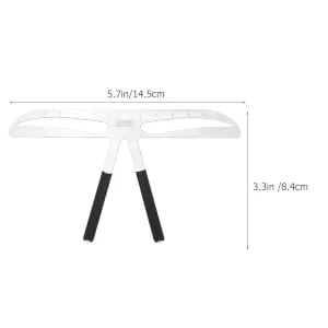 SKISUNO Number Molds Makeup Stencil Eyebrow Stencil Ruler Stainless Eyebrow Stamp Extend Make up Girl - product information 2