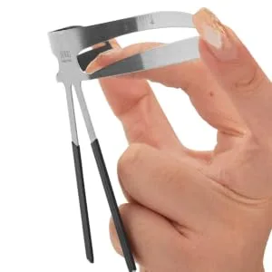 SKISUNO Number Molds Makeup Stencil Eyebrow Stencil Ruler Stainless Eyebrow Stamp Extend Make up Girl - product information 4