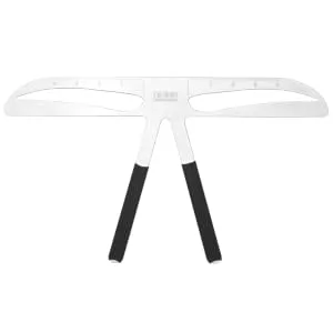 SKISUNO Number Molds Makeup Stencil Eyebrow Stencil Ruler Stainless Eyebrow Stamp Extend Make up Girl - product information 7