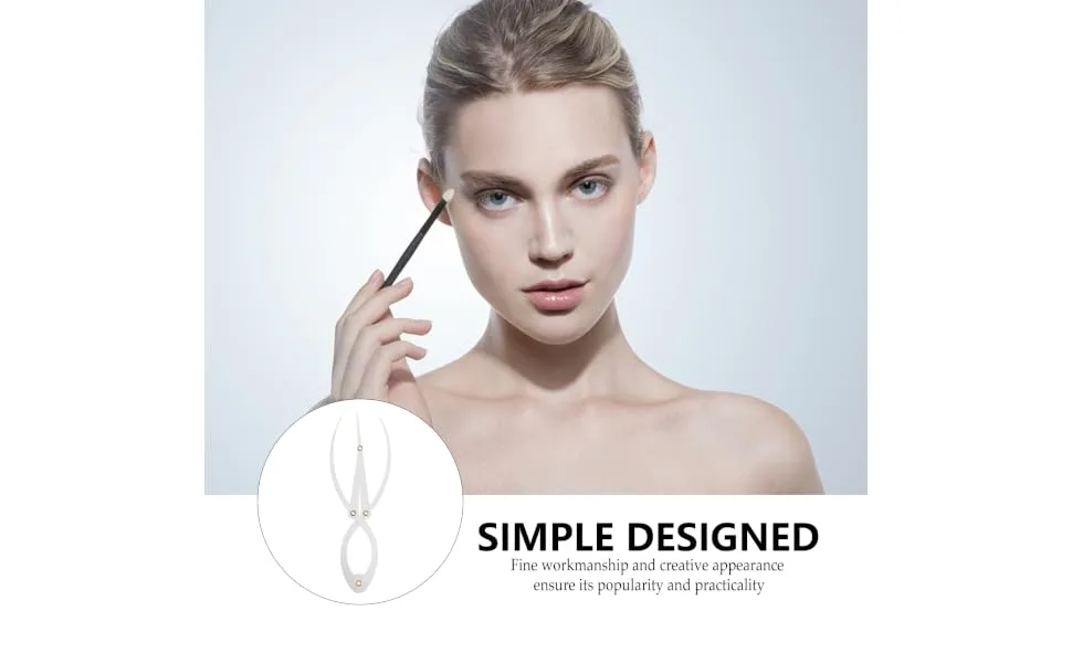 1 Pc Three- Point Grooming Stencil Girl Eyebrow Measuring Tool Positioning Ruler Travel Portable - product information 4