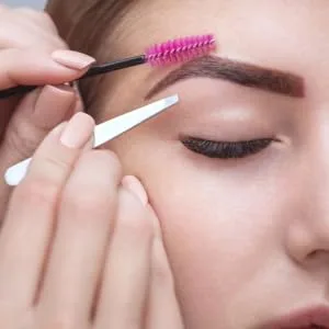 Outanaya 3 Sheets Waterproof Eyebrow Stickers on Accessories Artificial Eyebrows Eye Brows Transfer Stickers 21.00X15.00X0.20CM Black - product information 2
