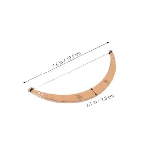 HAPINARY 3 Sets Brow Mapping Ruler Eyebrow Stencil Eyebrow Measurements Eyebrow Drawing Tool - product information 3