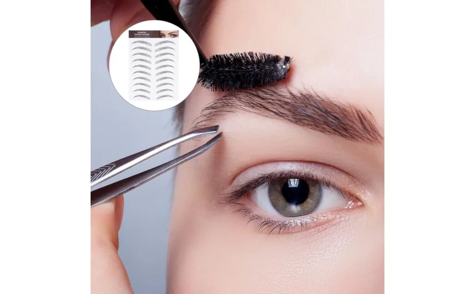 Gogogmee 12 Sheets false eyebrows for women eyebrow water transfer Transfer stickers - product information 2