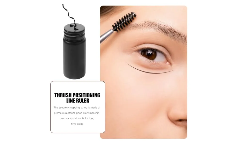 Outanaya String brow liner for women draw a line eyebrow mapping Makeup Tools bottle glass - product information 6
