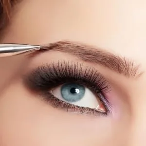 Outanaya 6 Sheets Tint for Eyebrows Black Makeup Brow Sticker False Eyebrows for Men Black Sticker - product information 2