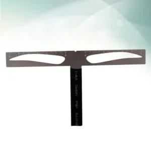 SKISUNO Eyebrow Ruler for Reusable Positioning Eyebrow Three-point Balance Stencil Kit Ruler One-word Caliper Eyebrows - product information 4