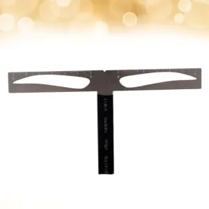SKISUNO Eyebrow Ruler for Reusable Positioning Eyebrow Three-point Balance Stencil Kit Ruler One-word Caliper Eyebrows - product information 5