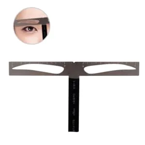 SKISUNO Eyebrow Ruler for Reusable Positioning Eyebrow Three-point Balance Stencil Kit Ruler One-word Caliper Eyebrows - product information 6