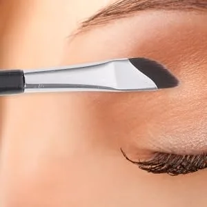 PLAFOPE 1 Set Angled Concealer Brush Eyeliner Angled Eyebrow Brush Makeup Brush Eye Brush Tool Wood Black - product information 4