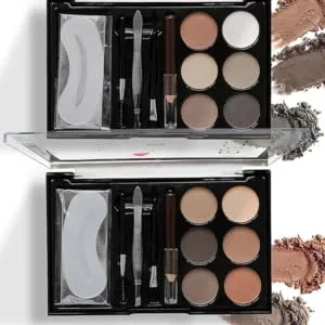 WOONEKY 1 Set Eyebrow Powder Set Eyebrow Cosmetics Accessory Natural Eyebrow Powder Abs - product information 6