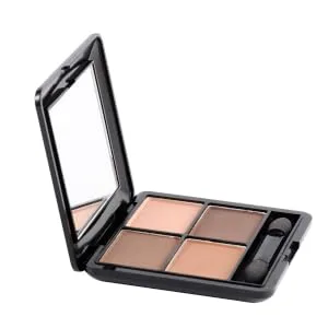 WOONEKY 4 Mirror Elegant Brown Eyeshadow Makeup Sponge Shadow Matte Eye with and Colors - product information 3