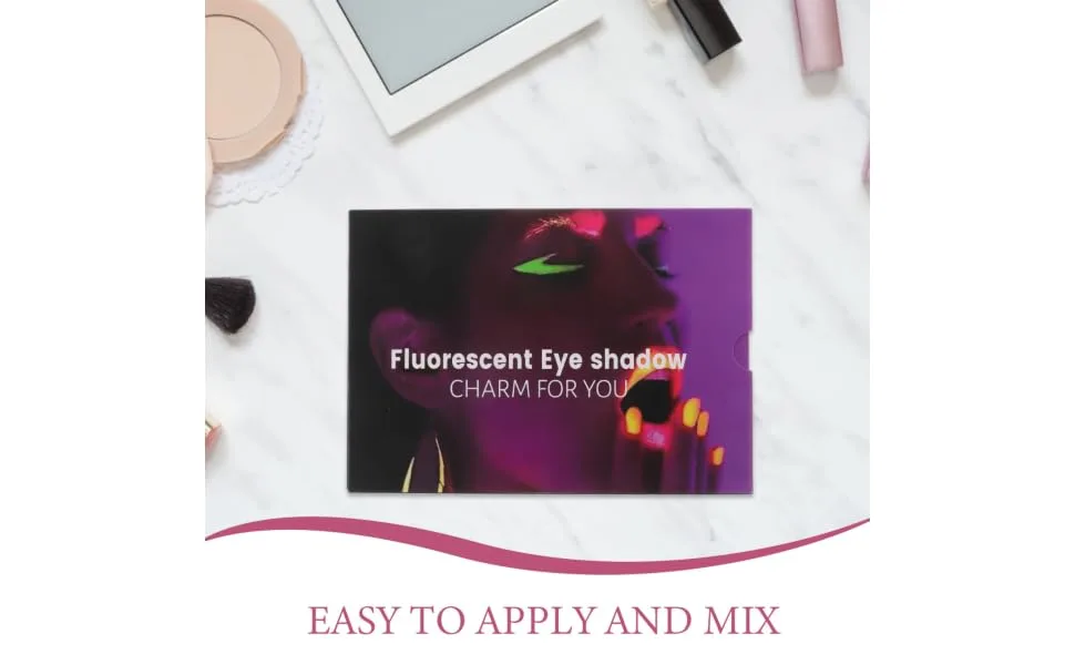 IWOWHERO Glitter Eyeshadow Pallet Eye Shadow Palette Powder Glow in The Dark Eyeshadow - product information 2