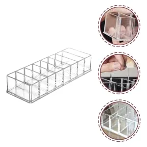 SKISUNO Makeup Organzier Box Makeup Storage Box Multifunction Display Stand Makeup Eyeshadow - product information 3