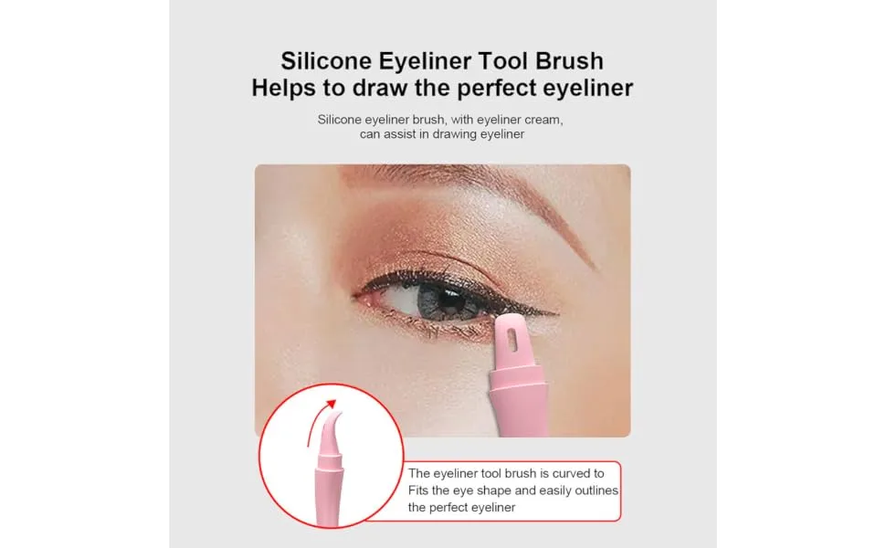 FOYTOKI Eyeliner Auxiliary Artifact Lash Kit Lash Separator Women Make up Tools Miss Slender Makeup Stand - product information 5