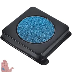 HAPINARY Glitter Eyeshadow Palette Eyeshadow Single Makeup Glitter for Eyes Eye Shadow Green Glitter Plastic - product information 5
