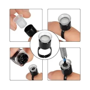 Outanaya Coffee Cup Pigment and Manual Positioning Pencil Pen Dark Rings Eyebrow Kit Skin Ruler Three-point - product information 1