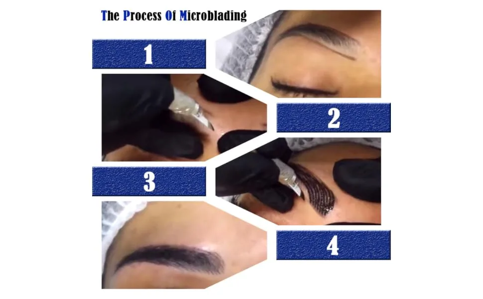 PLAFOPE Eye Kit and Coffee Pen Pencil Dark D Cup & Practice Pigment Blue Skin Embroidery Manual - product information 2