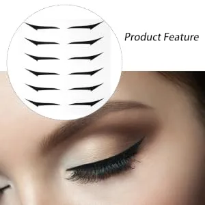 Gogogmee 36 Pairs Glitter Eyeliner Adhesive Eyelid Strips Double Eyelid Strips Double-sided Tape Sticker - product information 2
