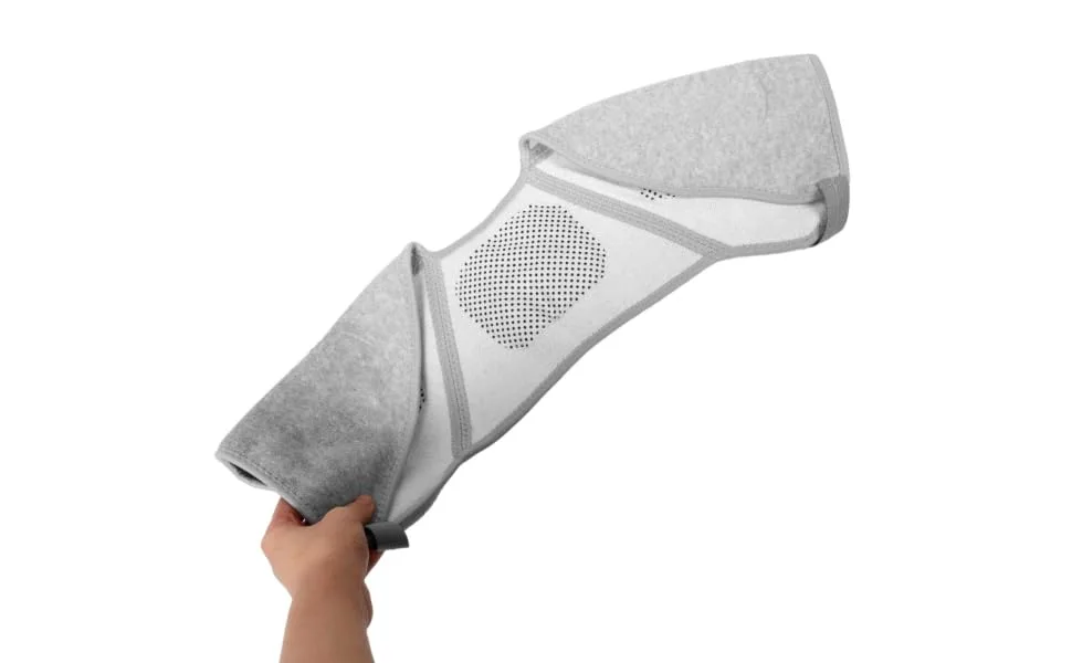 FOYTOKI Shoulder Protector Sleep Shoulder Sleeve Shoulder Warming Sleeve Shoulder Strap Brace Spandex Grey - product information 2