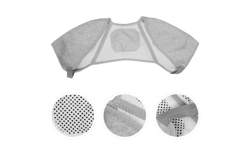 BIUDECO Shoulder Protector Sleep Shoulder Sleeve Double Shoulder Support Shoulder Support Brace Grey Spandex - product information 1