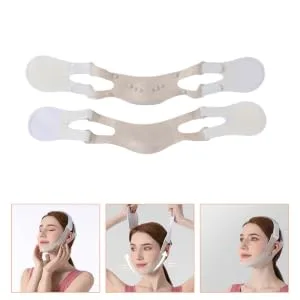 Beatifufu 1pc Thin Face Belt Bandage Cheek Belt Chin Lift Bandage Face Lifter Strap Mask - product information 2